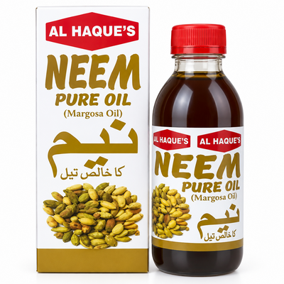 Al Haques - NEEM OIL 125ml (6 bottles) نیم کا تیل