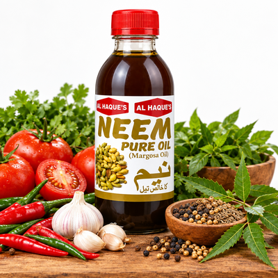 Al Haques - NEEM OIL 125ml (6 bottles) نیم کا تیل