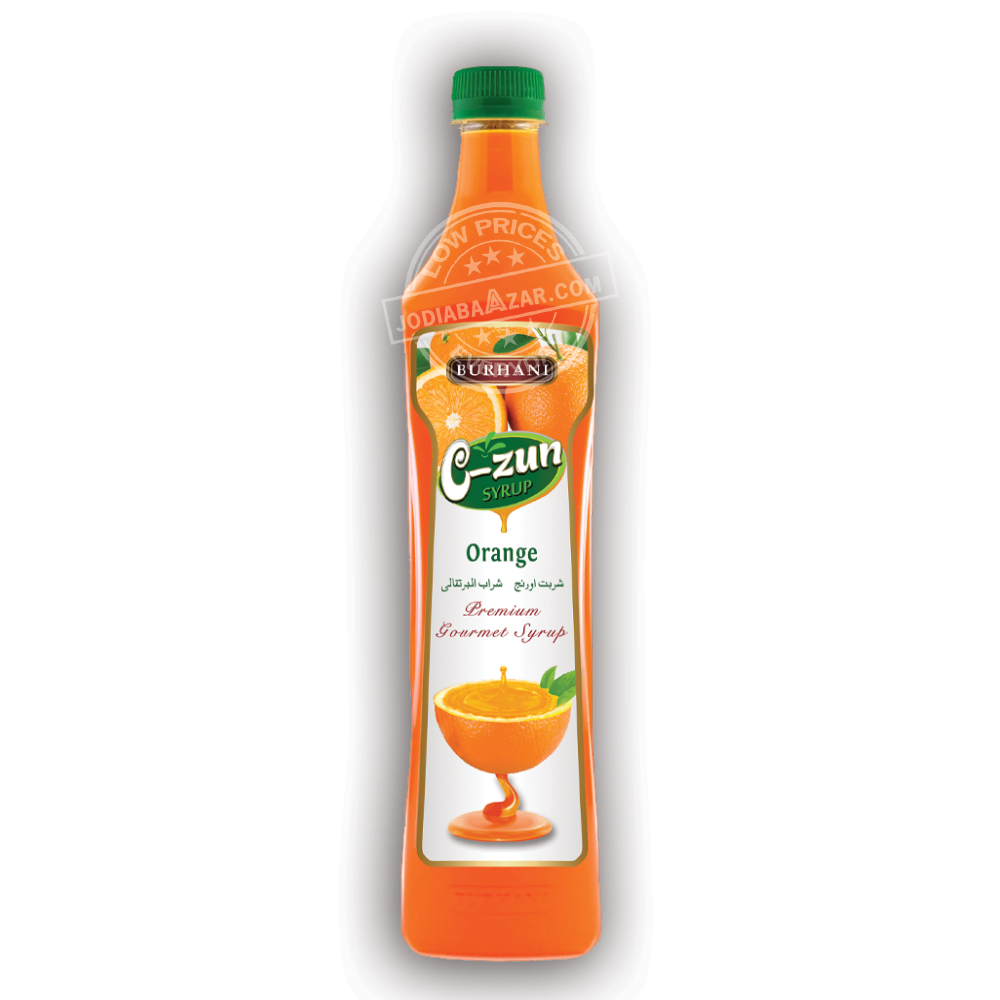 Burhani -C-zun Syrup - Regular -Orange - Pack of 12