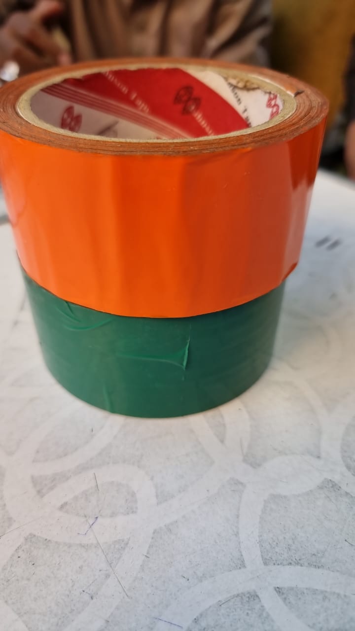 Carton Tape - Orange - 3" Inch - 72 Yards (Gaz) - PVC