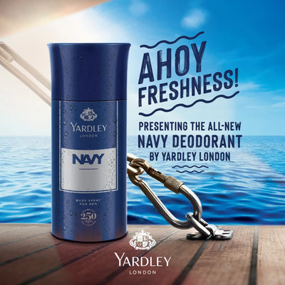 Yardley - Body Spray - Navy - 150ML