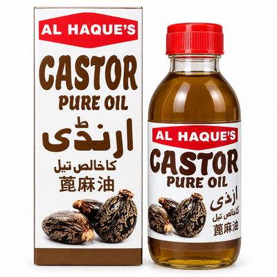 Al Haques - CASTOR OIL 125ml (6 bottles)