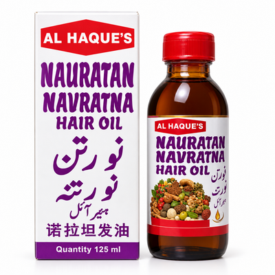 Al Haques - Nauratan Hair Oil - 125ml - Pack of 6