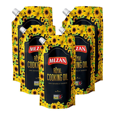 Mezan - Royal Cooking Oil - 5 Litres - 1x5L Pouch
