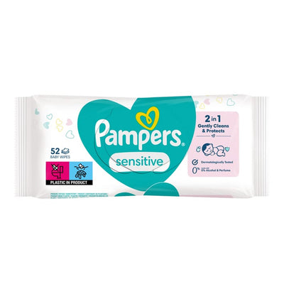 Pampers - Sensitive - Baby Wipes - 52 Pack