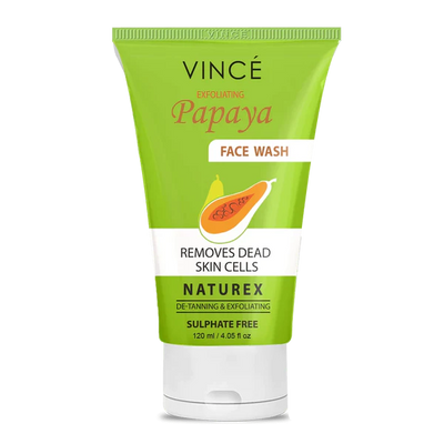Vince - Exfoliating Papaya - Face Wash - 120 ML