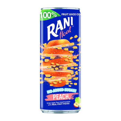 Rani Float Fruit Juice Drink - 240 ML (Pack of 24) - Peach