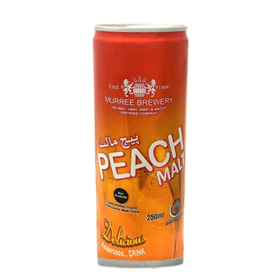 Muree Brewery Peach Malt 250 ML - Cans - (24 PCs - 1 CTN)