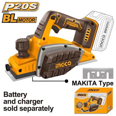 INGCO -  Cordless planer 20v CRLI20401
