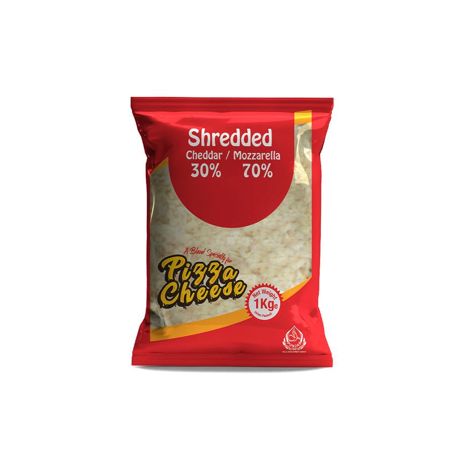 ACHHA - Pizza Cheese Shredded 70/30 - 1 Kg | Jodiabaazar.com