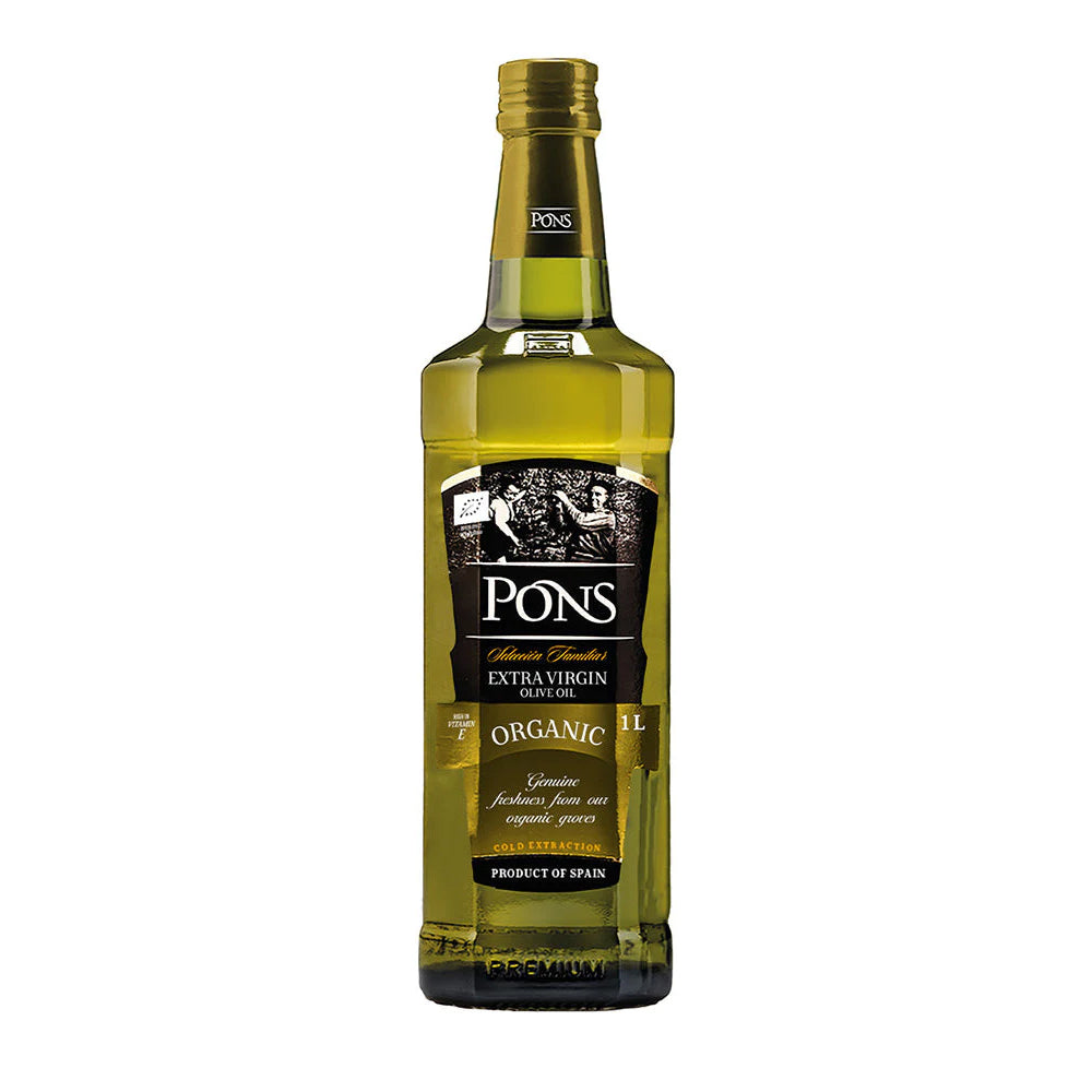 Pons - Traditional Family Selection - Extra Virgin Olive Oil - 1L (1000 ML) - Organic