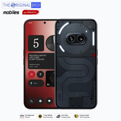 Nothing Phone 2A 5G | 12GB + 8GB RAM - 256GB Storage | PTA Approved | 1 Year Official Warranty | Factory Sealed | The Original Bro Mobiles