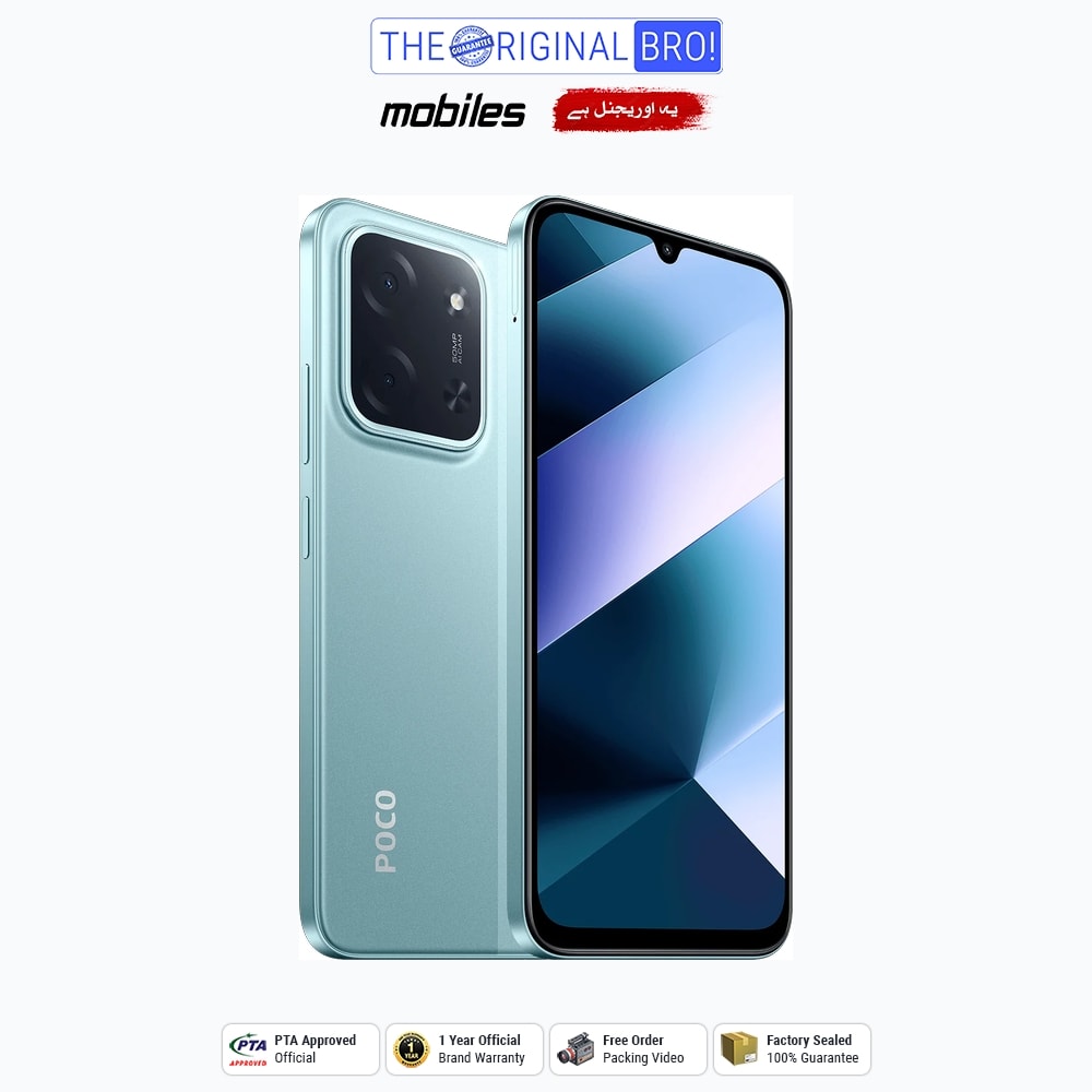 Xiaomi Poco C85 | 8GB - 256GB | PTA Approved | 1 Year Official Warranty | Factory Sealed | The Original Bro Mobiles