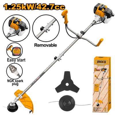 INGCO -  Gasoline grass trimmer and brush cutter 1250W GBC5434421