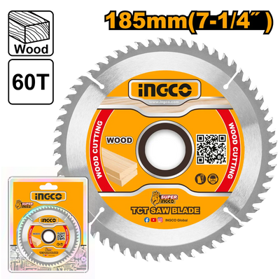 INGCO -  TCT saw blade 185mm TSB118513