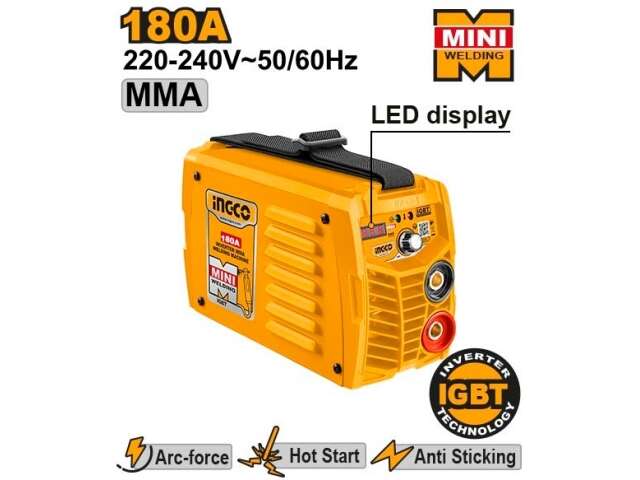 INGCO -  Inverter MMA welding machine 85v ING-MMA18058