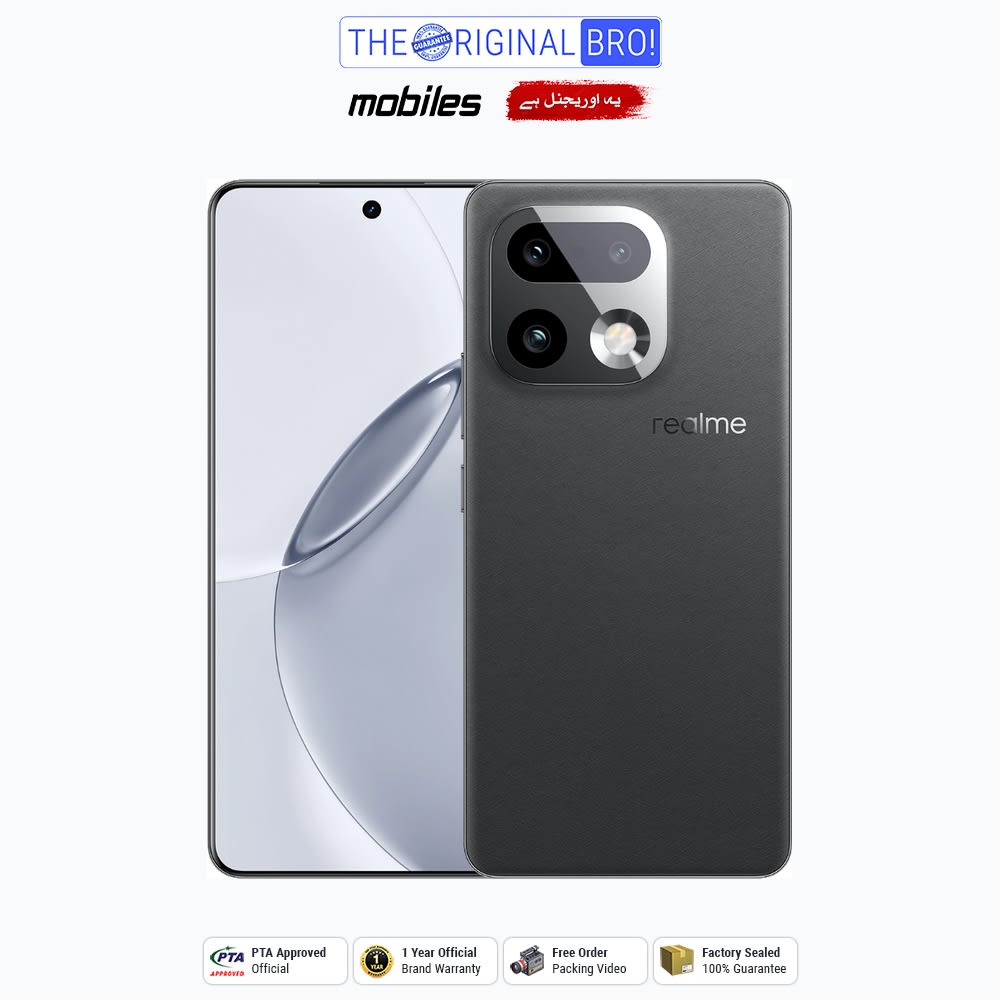 Realme 16 Pro Plus 5G | 12GB - 512GB | PTA Approved | 1 Year Official Warranty | Factory Sealed | The Original Bro Mobiles