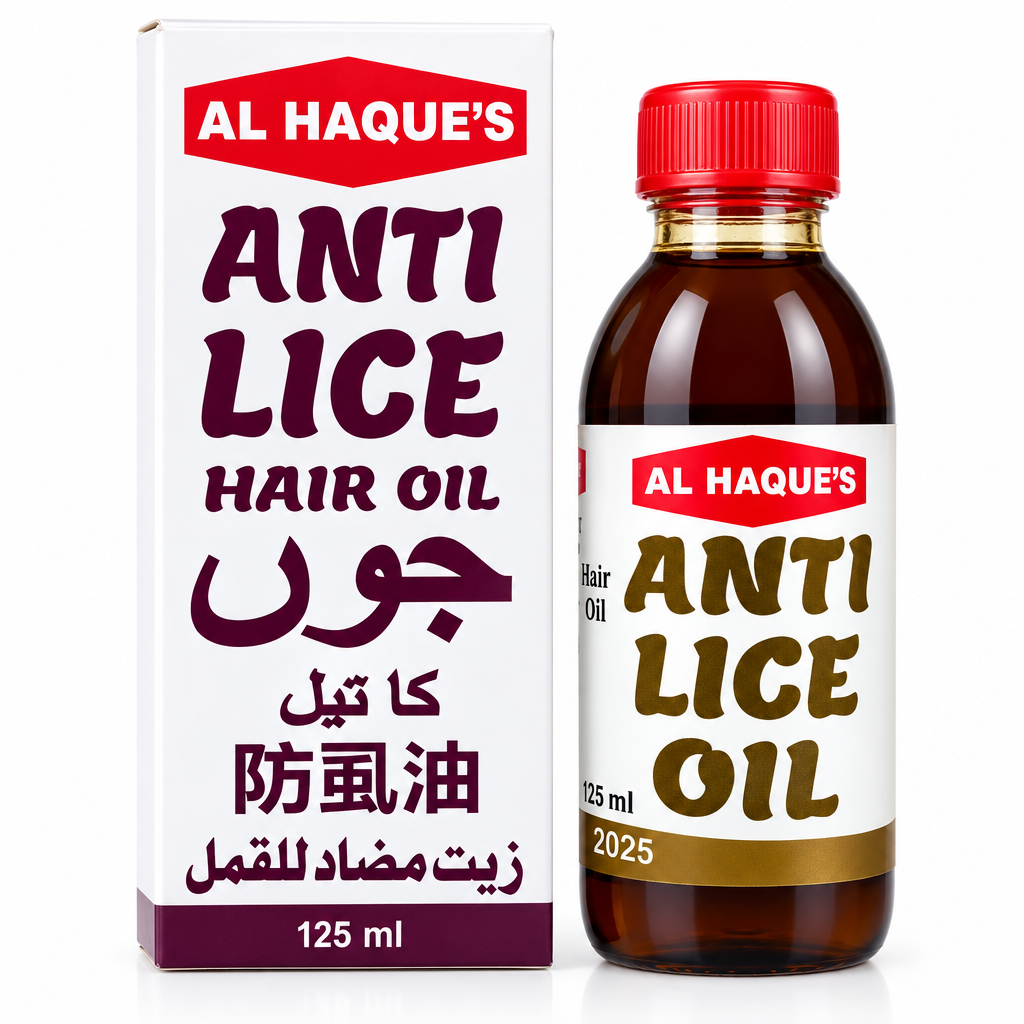 Al Haques - Anti-Lice Hair Oil - 125ml - Pack of 6