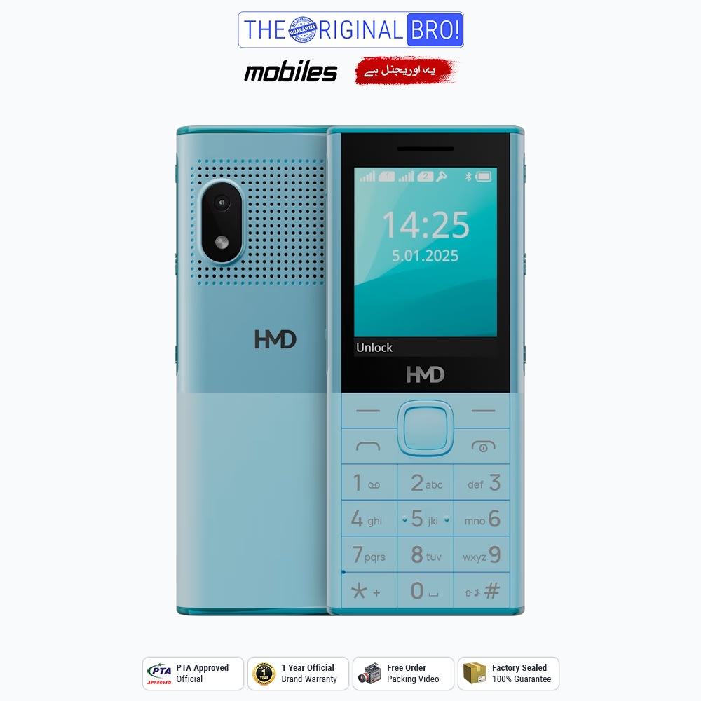 HMD 150 Music | PTA Approved | 1 Year Official Warranty | Factory Sealed | The Original Bro Mobiles