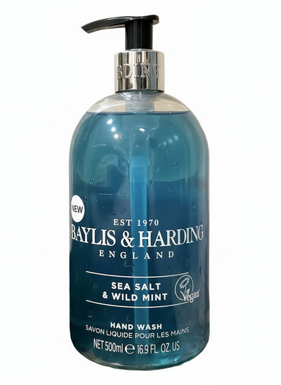 BAYLIS & HARDING - HAND WASH - Sea Salt & Wild Mint - 500ml