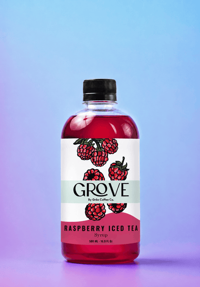 Raspberry Iced Tea Syrup Grao Coffee Company 