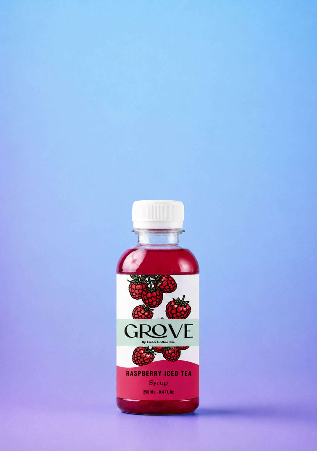 Raspberry Iced Tea Syrup Grao Coffee Company 