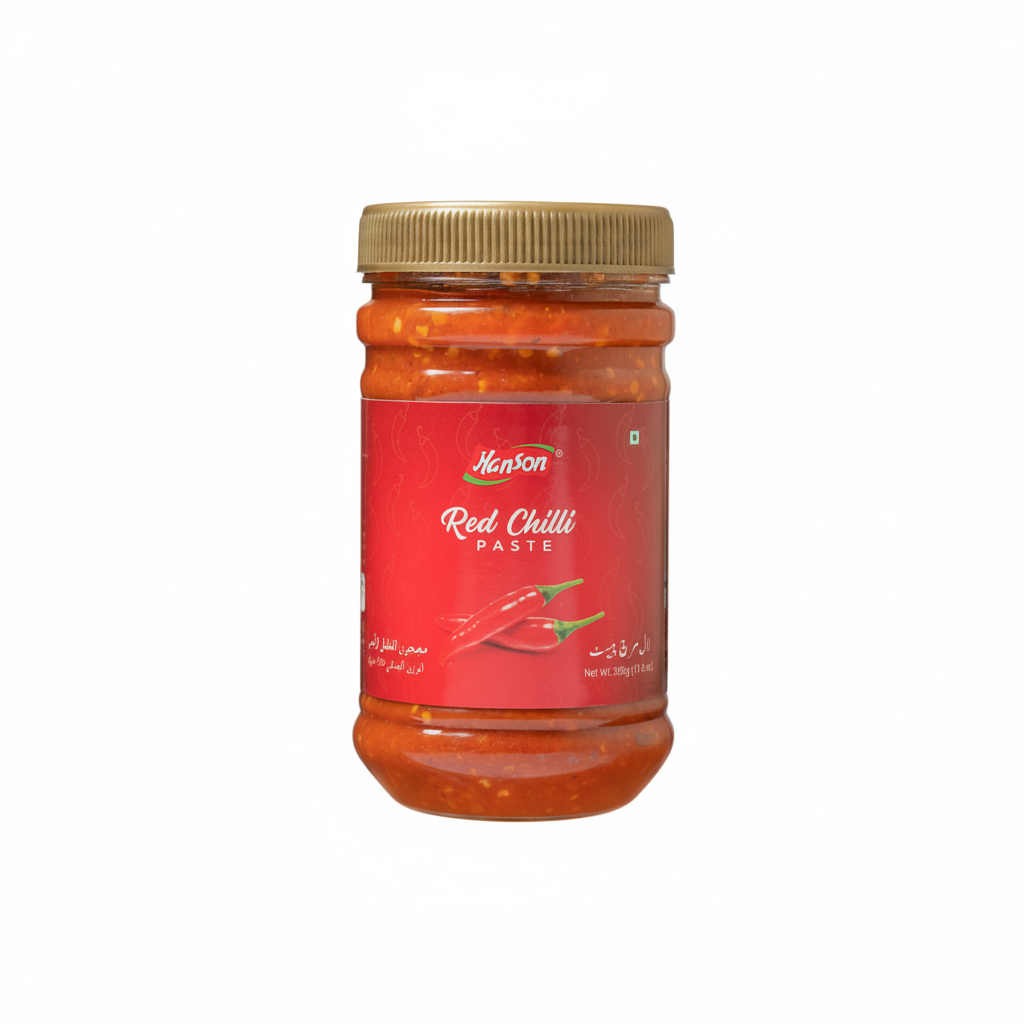Hanson - RED CHILI PASTE - Pet Jar 330gm