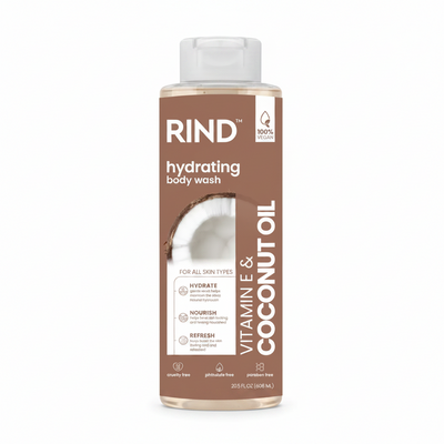 RIND - hydrating body wash - VITAMIN E & COCONUT OIL - 606ml