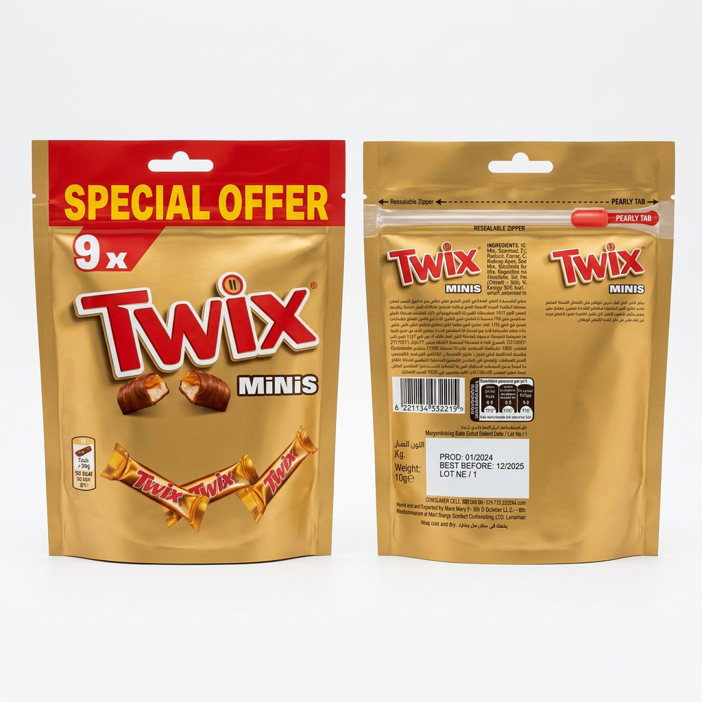 Twix - Minis - Milk Chocolate - Bars - 180 gm