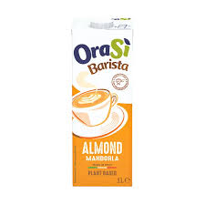 Orasi Barista - 100% Italian - Plant-based drink - Almond Mandolra - 1 liter