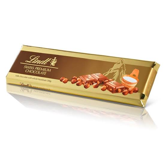 Lindt - Swiss Premium Chocolate - Milk with Chocolate Hazelnut  - 300 gm