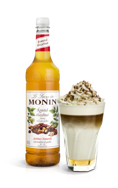 Monin - Roasted Hazelnut Syrup - 1000ml - Le Sirop De Monin