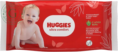 HUGGIES - Baby Wipes Ultra Comfort - 56ct