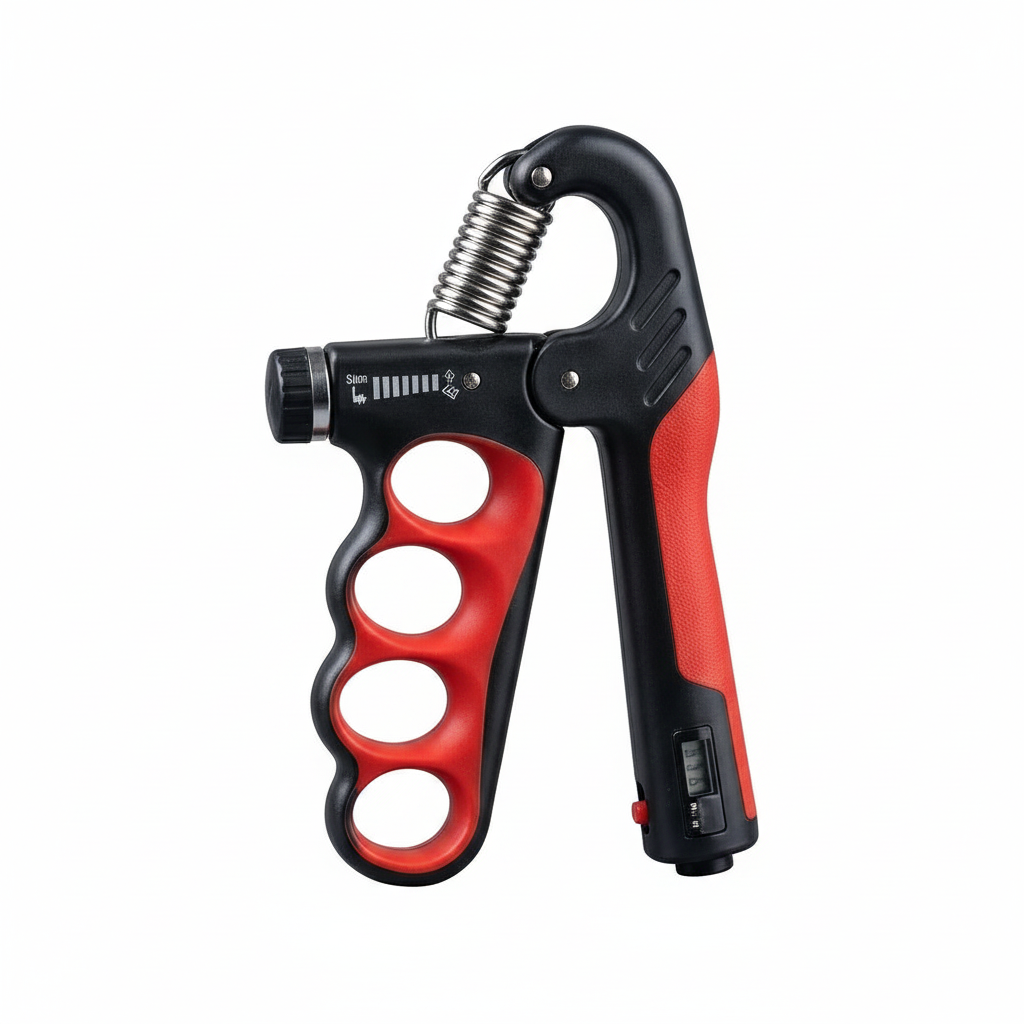 Premium Adjustable Hand Grip Strengthener with Built-in Counter | Heavy-Duty Forearm & Finger Exerciser