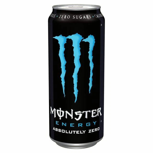 MONSTER ENERGY DRINK - ABSOLUTELY ZERO - 500ml - Qtn / 12 Each