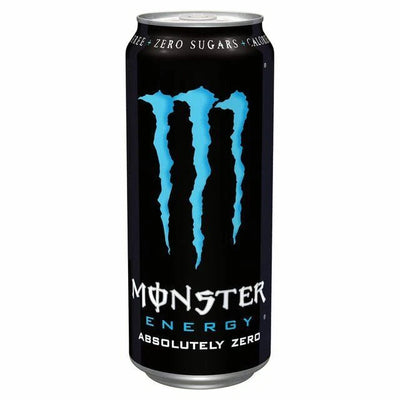 MONSTER ENERGY DRINK - ABSOLUTELY ZERO - 500ml - Qtn / 12 Each