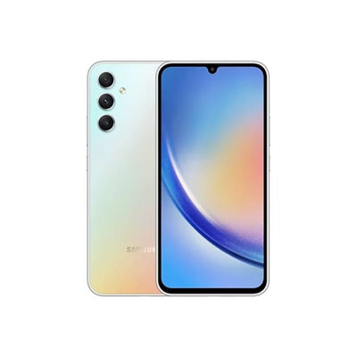 Samsung - mobile - Galaxy A34 - Silver - (8GB - 256GB) | Jodiabaazar.com