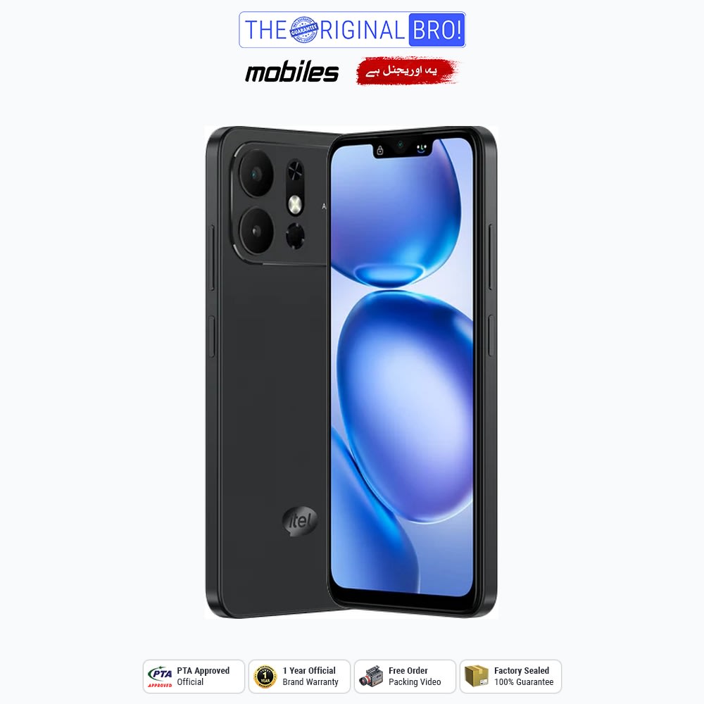 Itel A100c Special Edition | 3GB - 128GB | PTA Approved | 1 Year Official Warranty | Factory Sealed | The Original Bro Mobiles