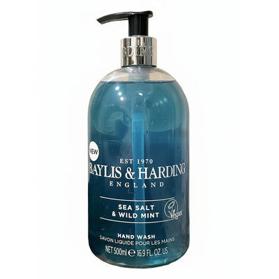 BAYLIS & HARDING - HAND WASH - Sea Salt & Wild Mint - 500ml