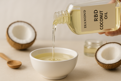 Diamond - Coconut Oil - RBD - 190kg - Refined, Bleached, Deodorized
