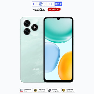 Honor X5c Plus | 4GB - 128GB | PTA Approved | 1 Year Official Warranty | Factory Sealed | The Original Bro Mobiles