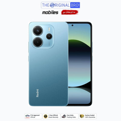 Xiaomi Redmi Note 14 | 8GB - 256GB | PTA Approved | 1 Year Official Warranty | Factory Sealed | The Original Bro Mobiles