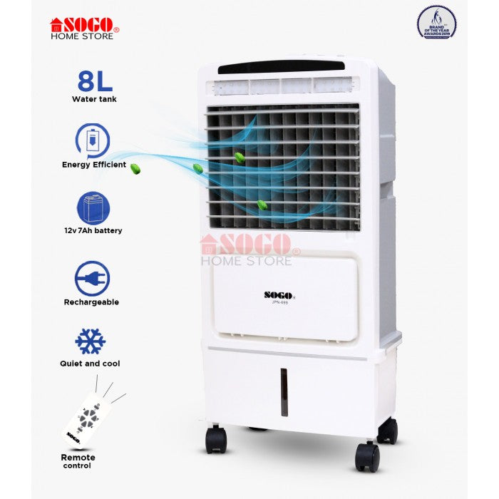Sogo - Rechargeable Air Cooler - 8 Liter - JPN-699