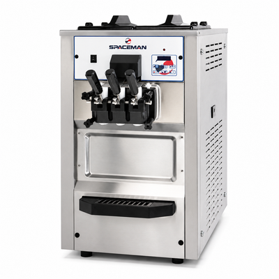 Spaceman 6225 / 6225A Soft Serve + Freezer Machine – 2 Flavor + Twist