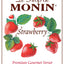 Monin - Strawberry Fraise/Strawberry Syrup - Classic Sweetness- 1 Liter - Le Sirop De Monin