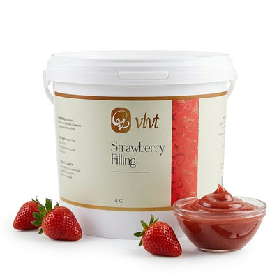 Voglia - Vlvt - Strawberry Fruit Filling (Chunky) 4KG