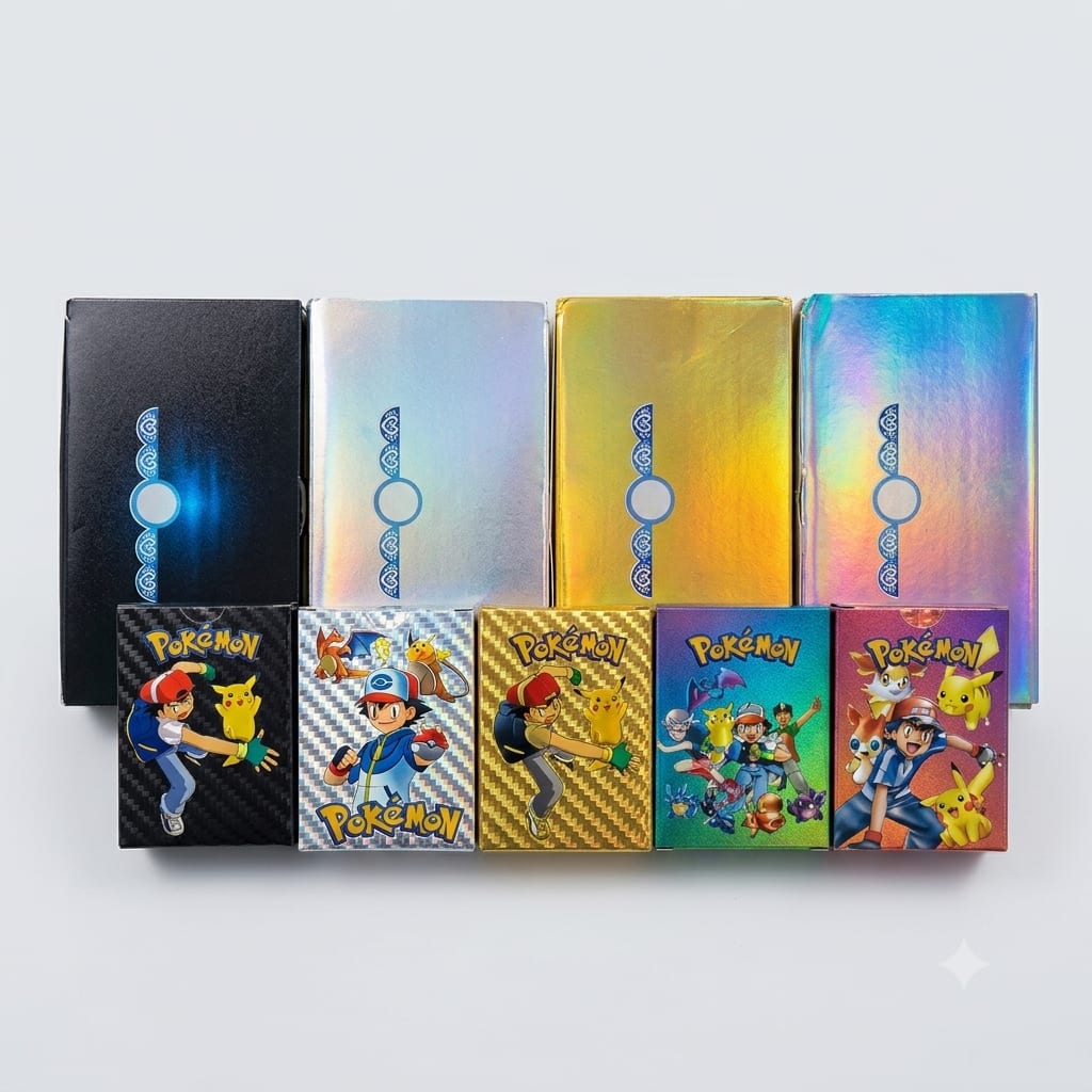 Pokémon Foil & Metallic Card Deck Set – Premium Collector's Playing Cards