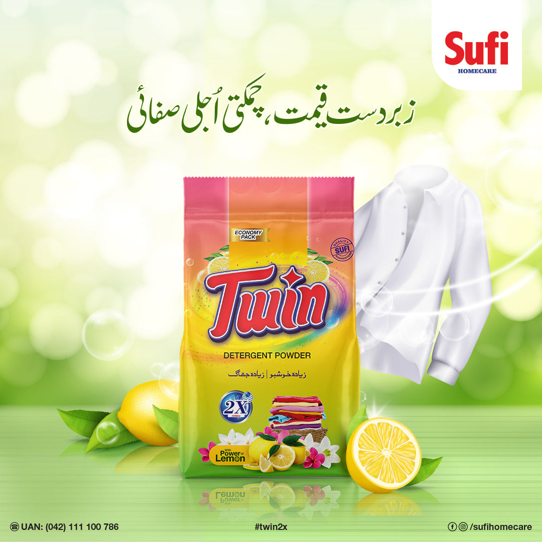 Sufi - Twin - Laundry Detergent - 5000g (5KG) - Lemon