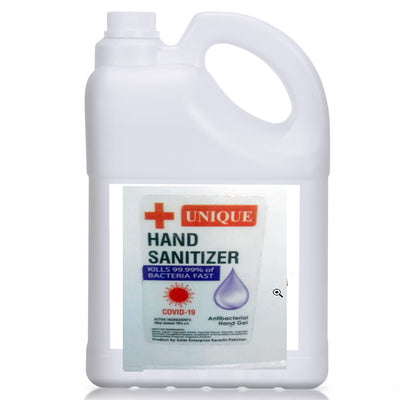 Unique+ - Anti Bacterial Hand Sanitizer Bottle 5 Ltr