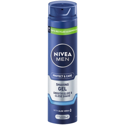 Nivea Men - Soothing Shave Gel for Men - Protect & Care - 200 ML (7oz)